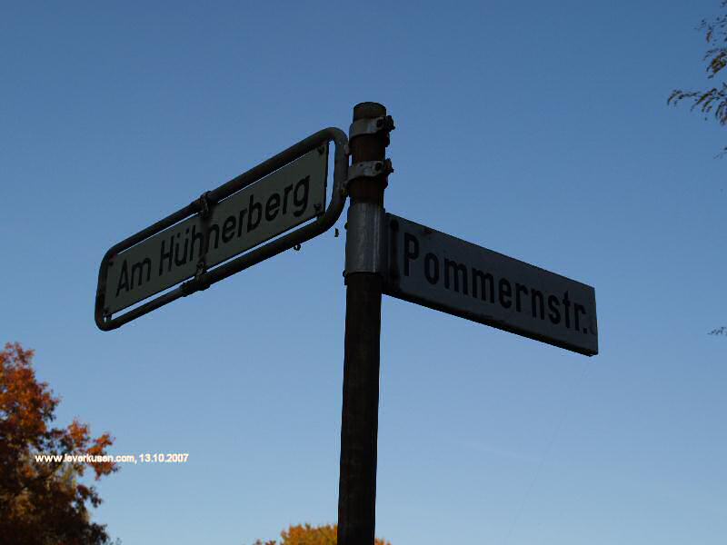 Foto der Pommernstr.: Straßenschild Pommernstr.