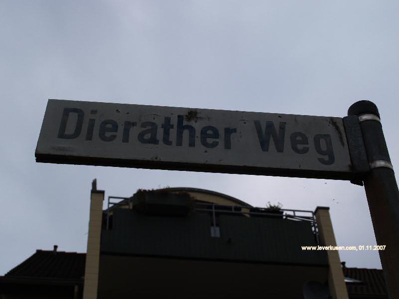 Foto der Dierather Weg: Straßenschild Dierather Weg