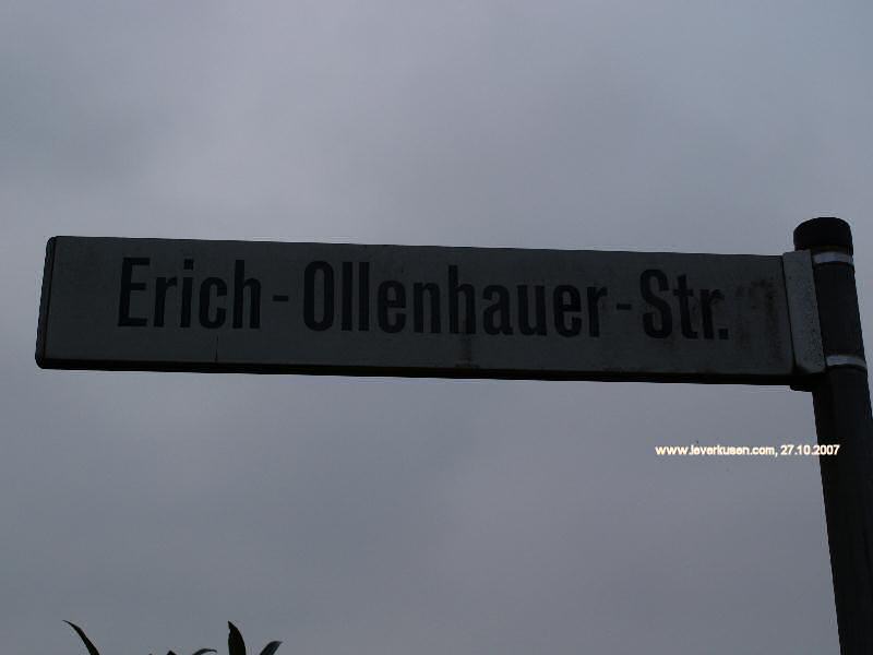 Foto der Erich-Ollenhauer-Str.: Straßenschild Erich-Ollenhauer-Str.