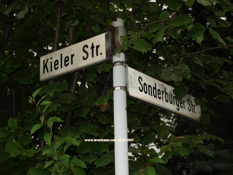 Foto der Kieler Str.: Straßenschild Kieler Str.