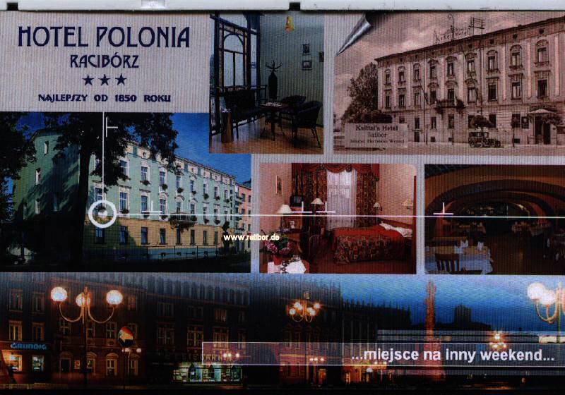 Werbepostkarte Hotel Polonia