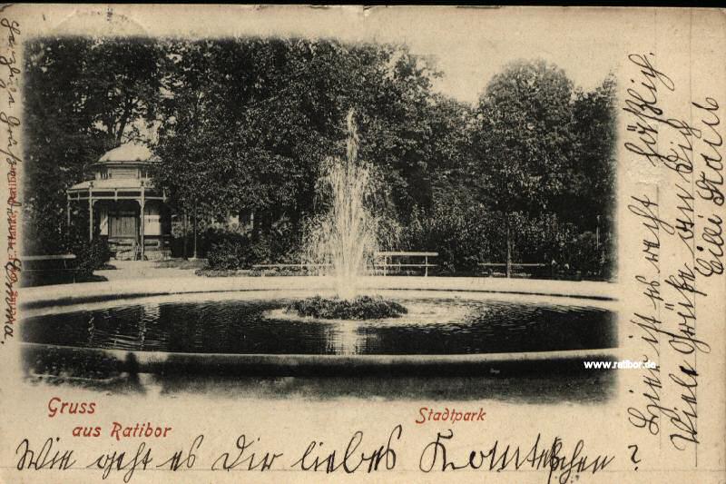 Brunnen im Ratiborer Stadtpark